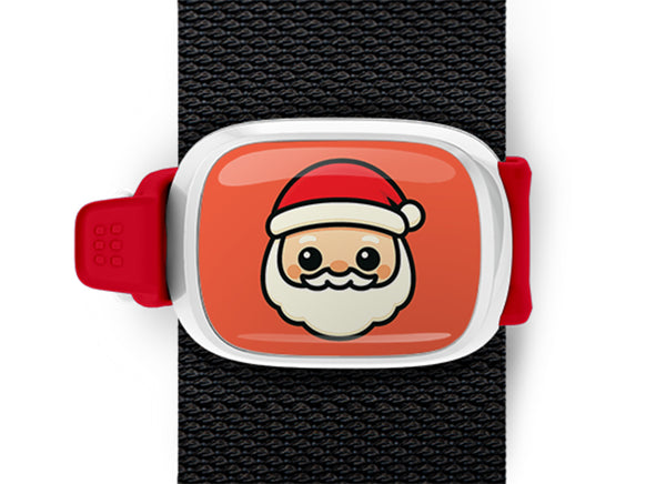 Santa Claus Stwrap Bag Tag