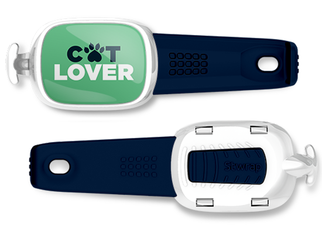 Cat Lover Stwrap Bag Tag