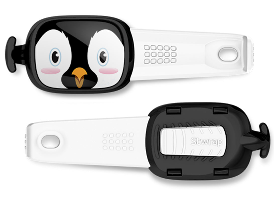 Piper the Penguin Bag Tag Stwrap