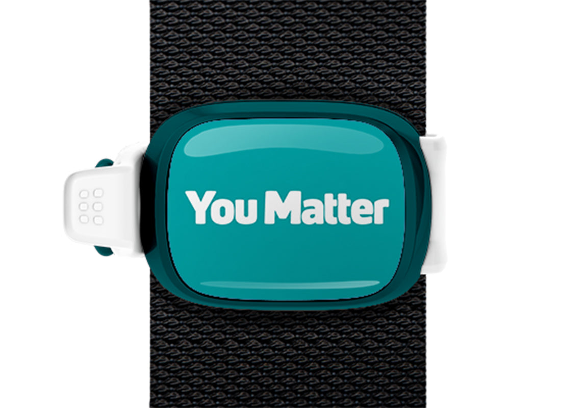 STWRAP you matter mounted on strap