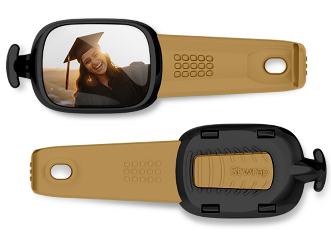 Life Milestone Keepsake Stwrap - Personalized Photo Bag Tag