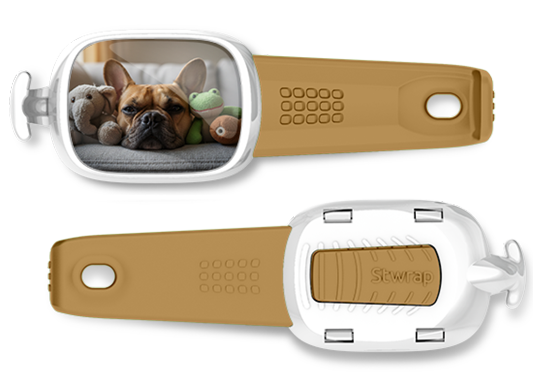 Pet Keepsake Stwrap - Personalized Photo Bag Tag