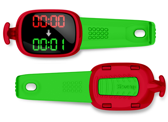 00:00 to 00:01 one more second college football Stwrap bag tag front and back