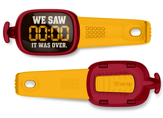 We Saw 00:00 It Was Over college football Stwrap bag tag front and back
