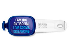 I Am Not Antisocial I Am Social Distancing Stwrap Bag Tag