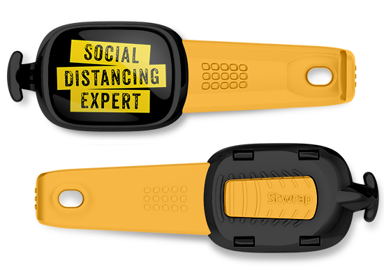 Social Distancing Expert <br> Stwrap Bag Tag