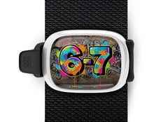 6 7 bag tag Stwrap mounted on backpack strap