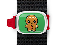 Gingerbread Man Stwrap Bag Tag
