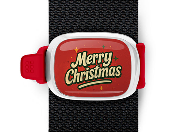 Merry Christmas Stwrap Bag Tag