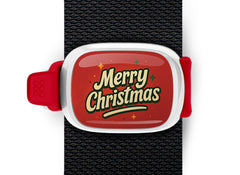 Merry Christmas Stwrap Bag Tag