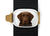 Chocolate Lab Stwrap Bag Tag