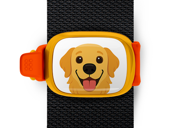 Golden Retriever Stwrap Bag Tag