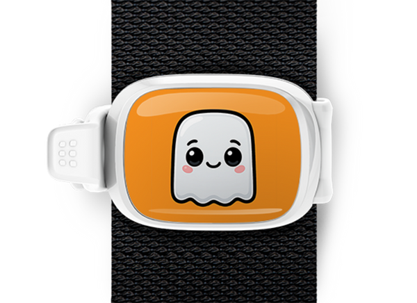 Ghost Stwrap Bag Tag