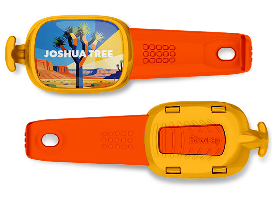 Joshua Tree National Park Stwrap bag tag front and back view