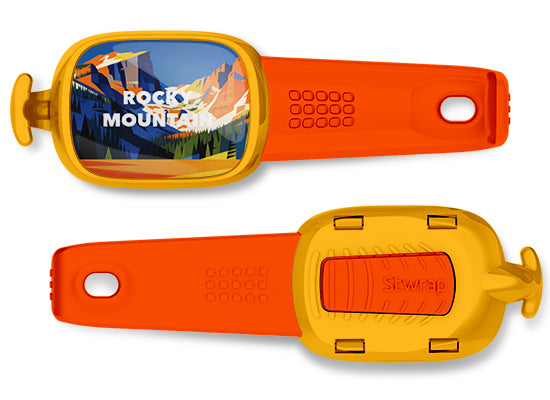 Rocky Mountain National Park Stwrap bag tag front and back view