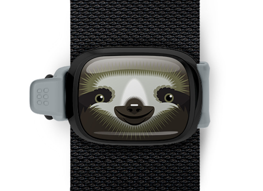 Sylvia the Sloth Bag Tag Stwrap