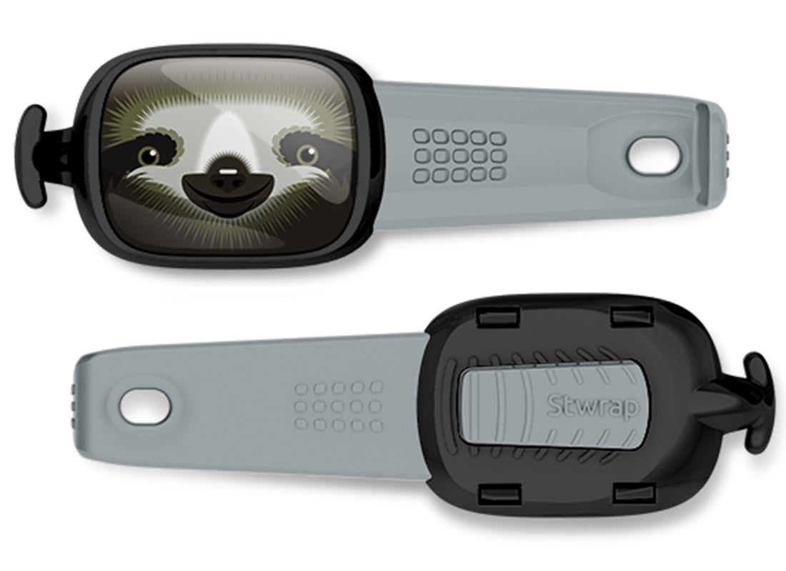 Sylvia the Sloth Bag Tag Stwrap