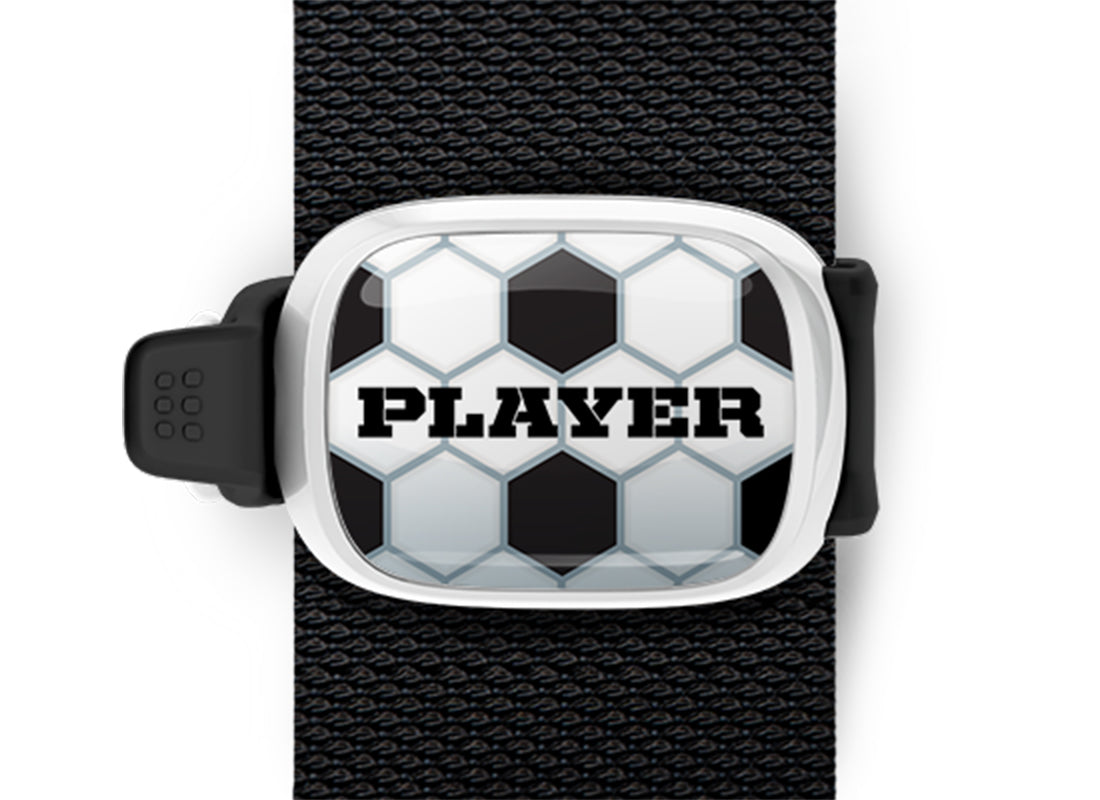 Soccer Player Bag Tag Stwrap