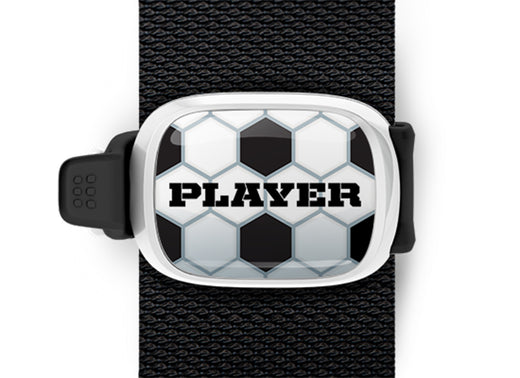 Soccer Player Stwrap bag tag