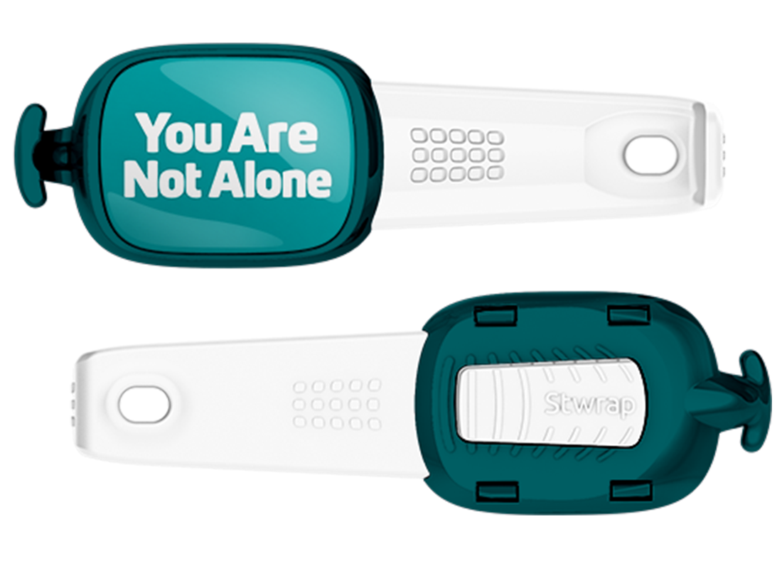 STWRAP you are not alone front and back view