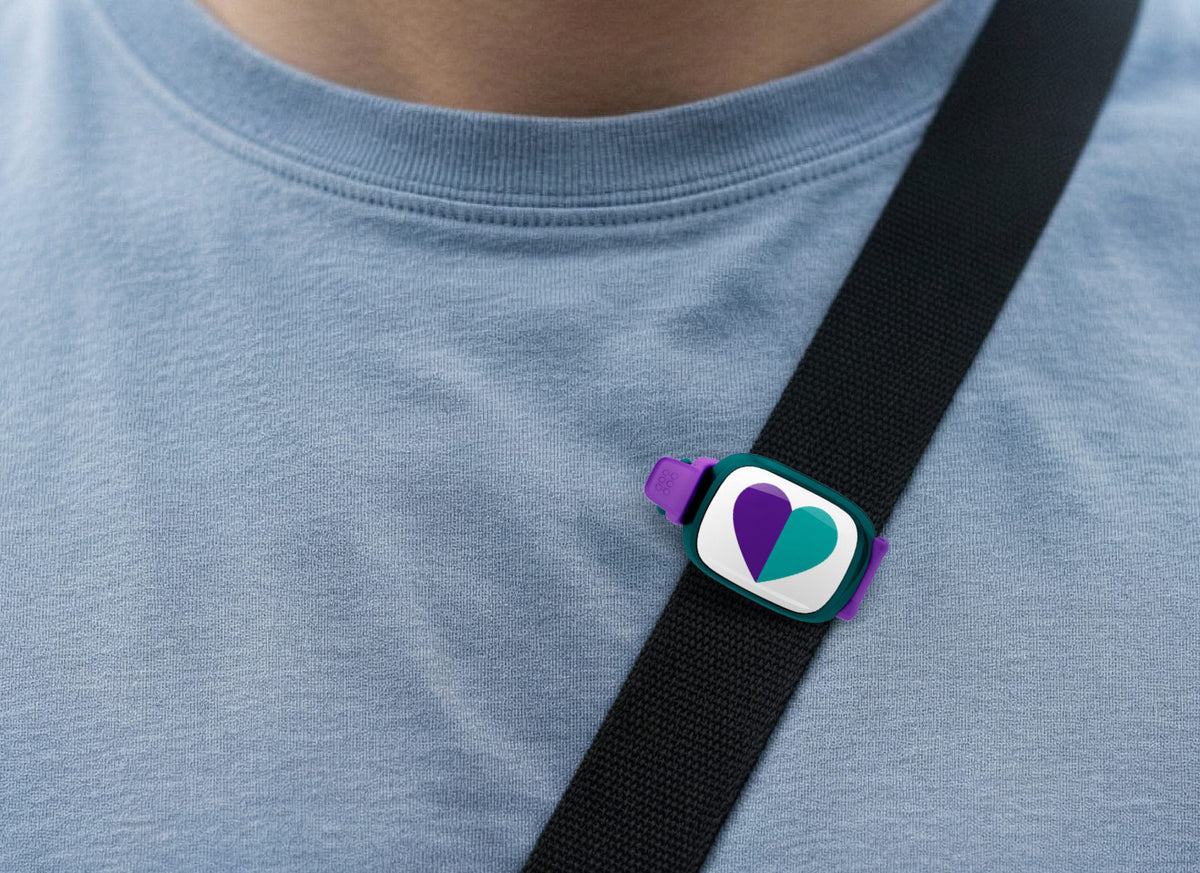 STWRAP suicide prevention purple teal heart lifestyle photo