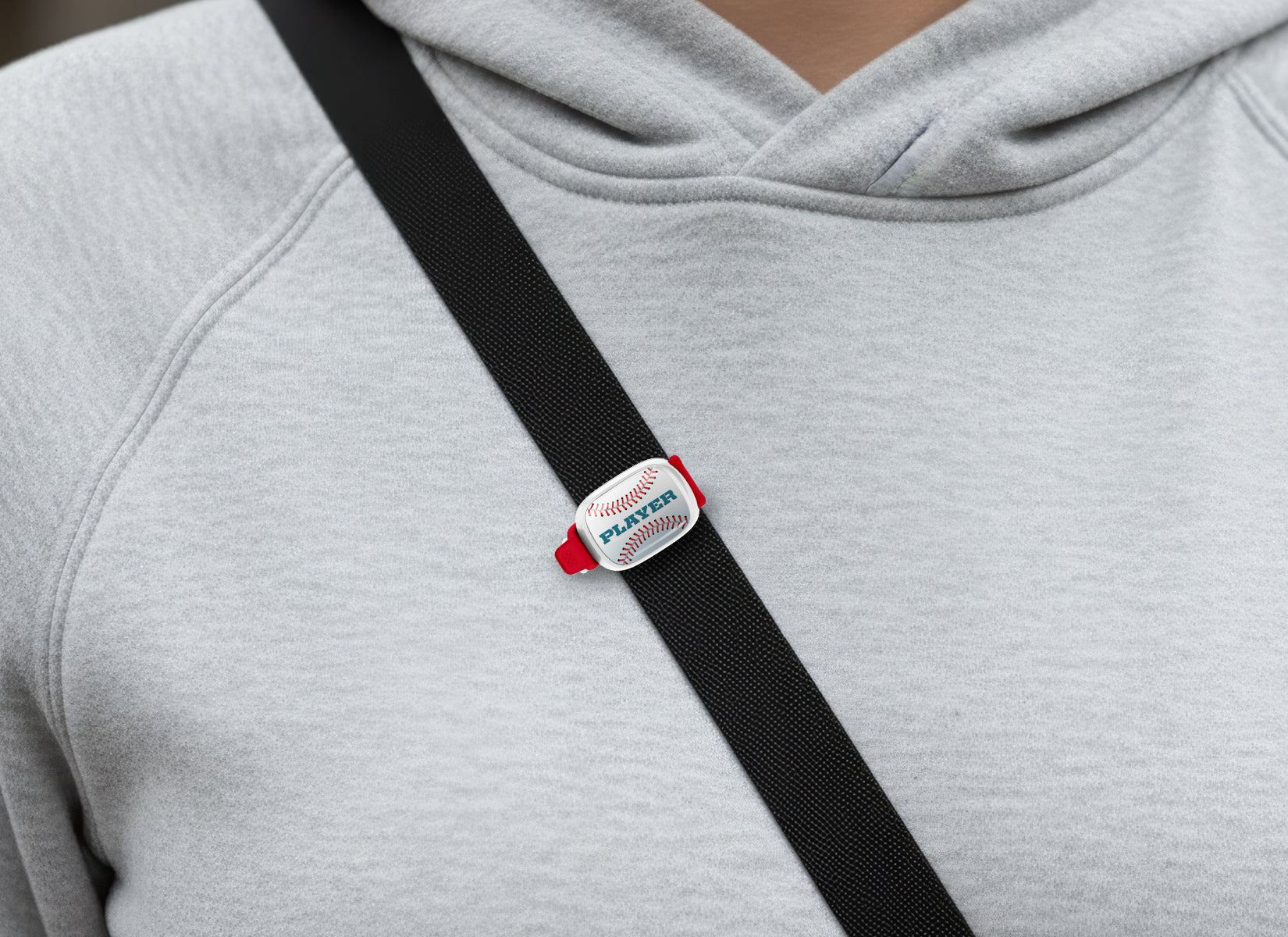 Baseball Player Bag Tag Stwrap