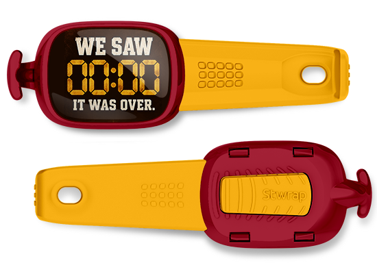 We Saw 00:00 It Was Over college football Stwrap bag tag front and back