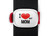 i love my mom bag tag stwrap white case red band mounted on backpack strap