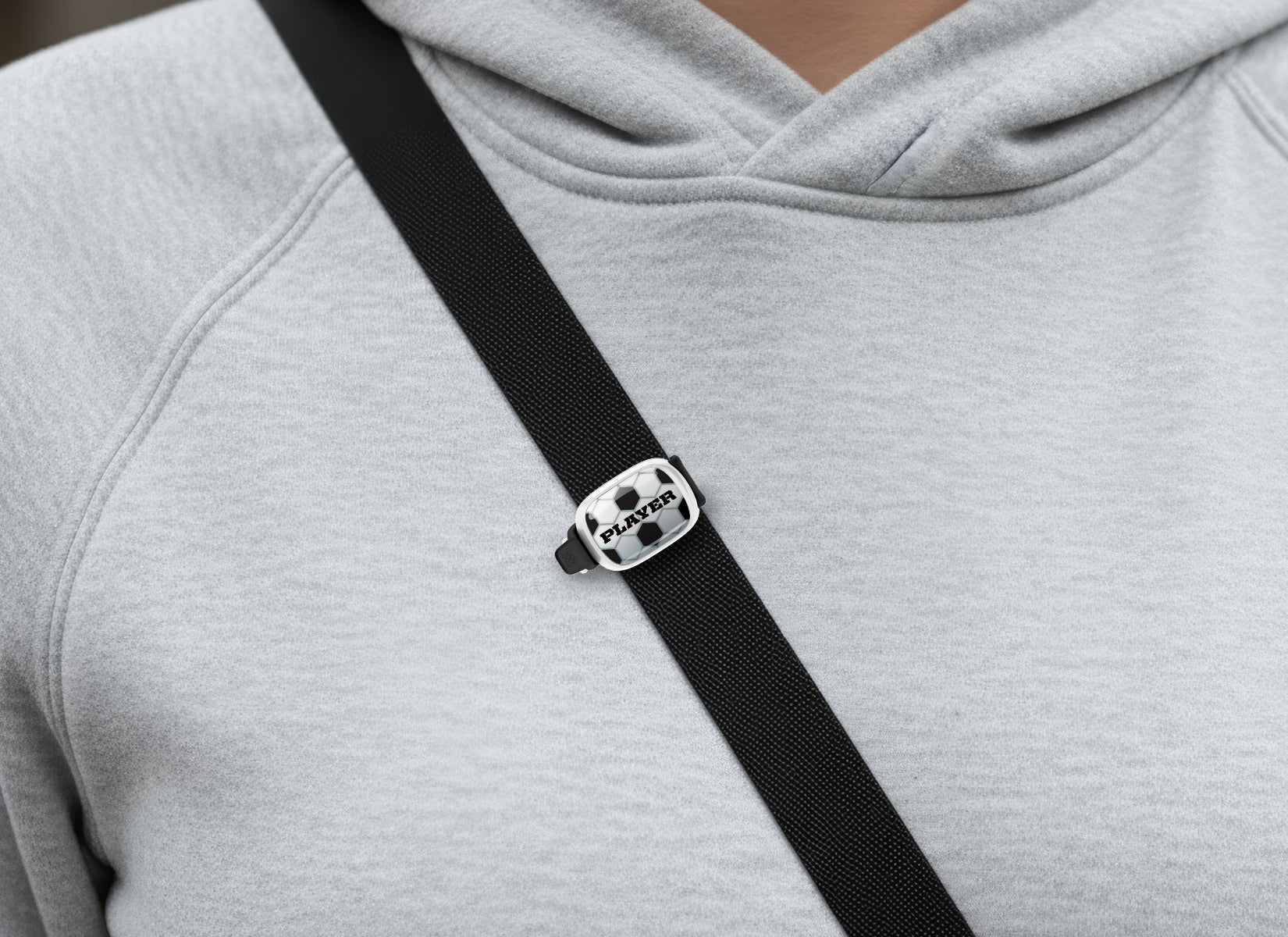 Soccer Player Bag Tag Stwrap