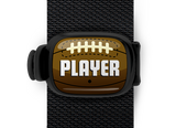 Football Player Bag Tag